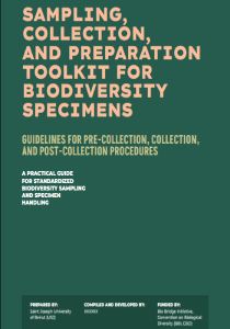 image of SAMPLING, COLLECTION, AND PREPARATION TOOLKIT FOR BIODIVERSITY SPECIMENS